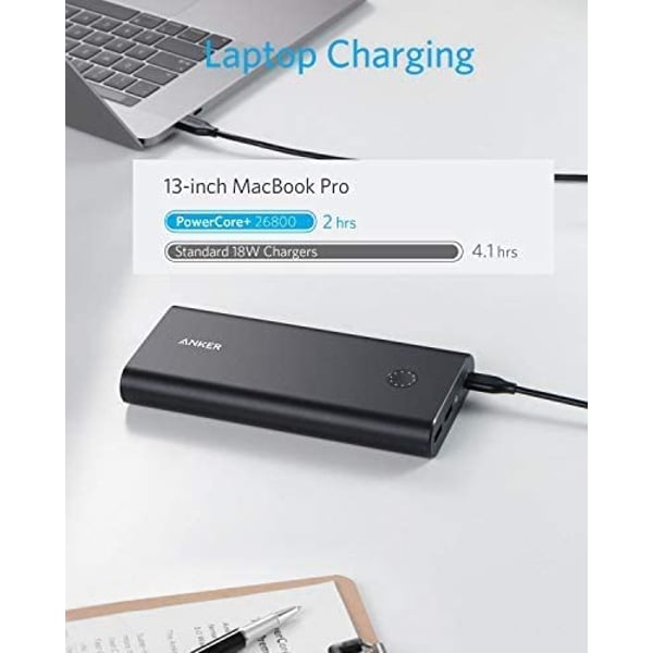 Anker Power Bank, Powercore+ 26800 PD 45w With 30w PD Charger Battery Pack