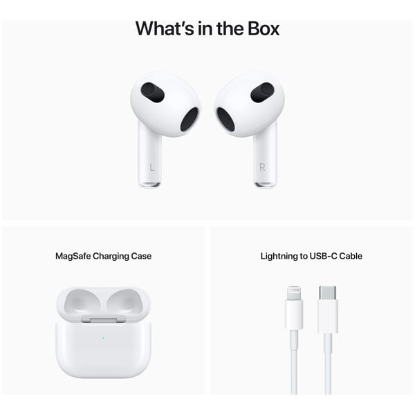 Apple AirPods (3rd generation)with MagSafe Charging Case