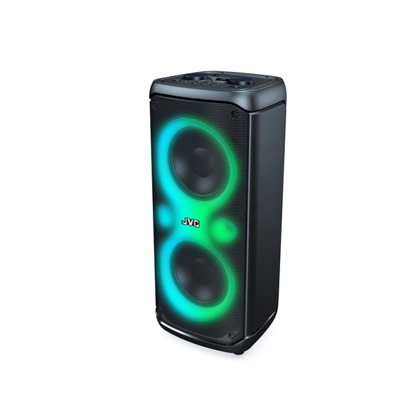 JVC Portable Bluetooth Party speaker with wireless mic and remote control XS-N4112PB Black