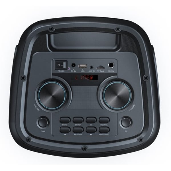 JVC Portable Bluetooth Party speaker with wireless mic and remote control XS-N4112PB Black