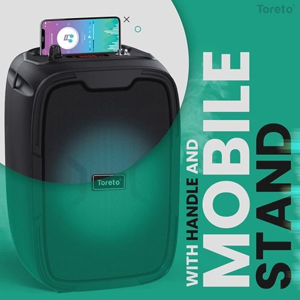 Toreto TOR-367 Revive-2 Wireless Bluetooth Super Bass Portable Party Speaker